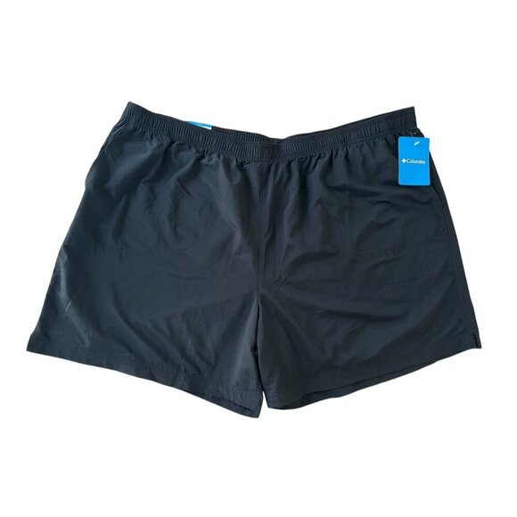 Columbia Short Women’s Size 3X Black Sandy River  Quick Dry Outdoor 6” New - Picture 1 of 14